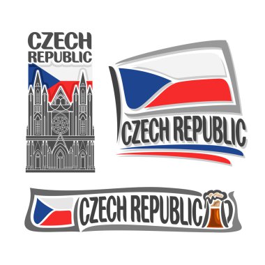 Çek Cumhuriyeti için vektör logo