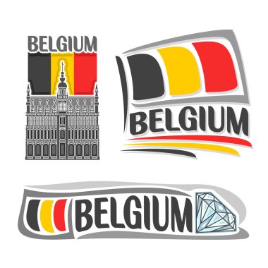 Belçika için vektör logo