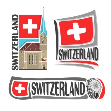 İsviçre için vektör logo