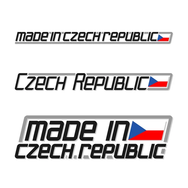 Στην Τσεχική Δημοκρατία — Διανυσματικό Αρχείο