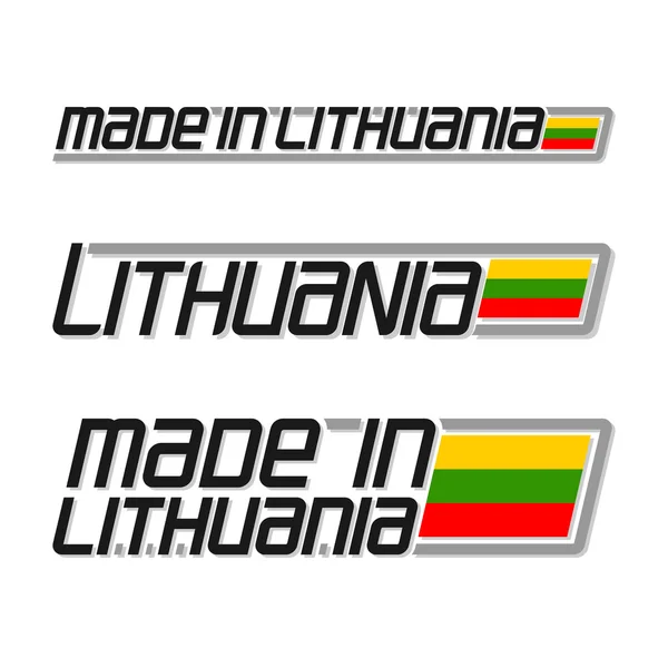Κάνουν στη Λιθουανία — Διανυσματικό Αρχείο