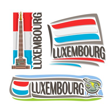 Vektör logo Lüksemburg