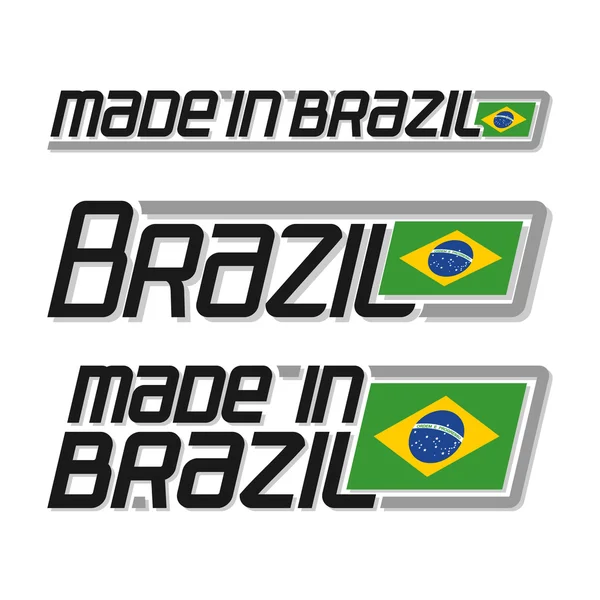 Made in Brasilien — Stockvektor