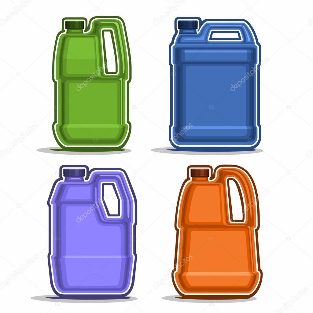 Vector logo colored canisters