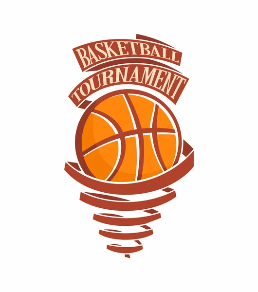 Torneo di basket — Vettoriale Stock