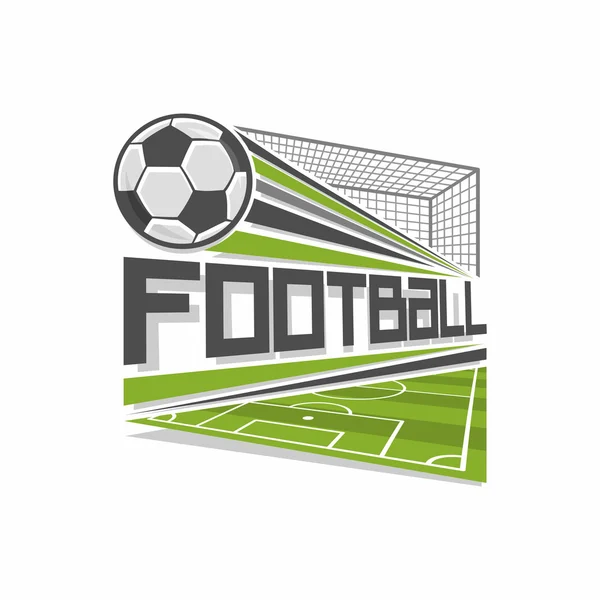 Futbol Logosu — Stok Vektör
