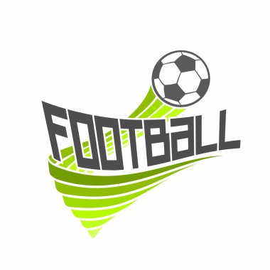 Football logo clipart