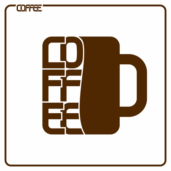 De afbeelding op het onderwerp van koffie — Stockvector