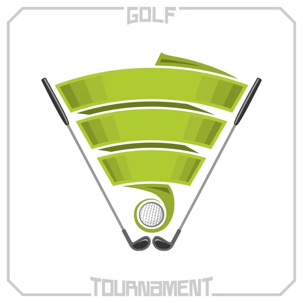 Golftoernooi — Stockvector