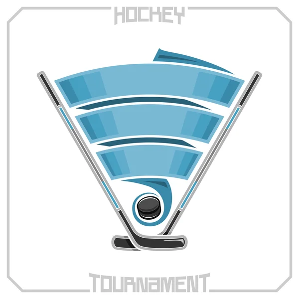 Torneo de hockey — Vector de stock