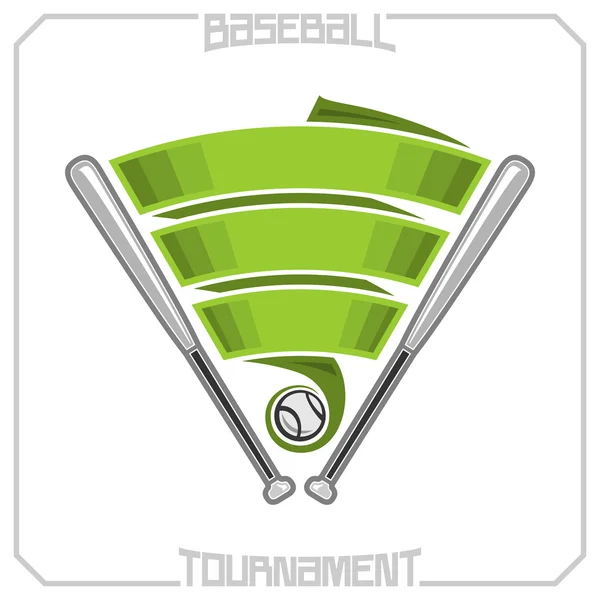 Tournoi de baseball — Image vectorielle