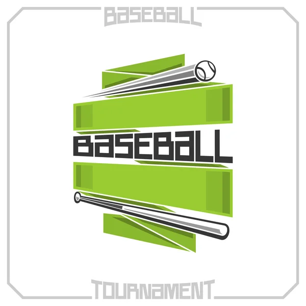 Beyzbol Turnuvası — Stok Vektör