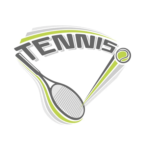 Sfondo astratto sul tennis — Vettoriale Stock