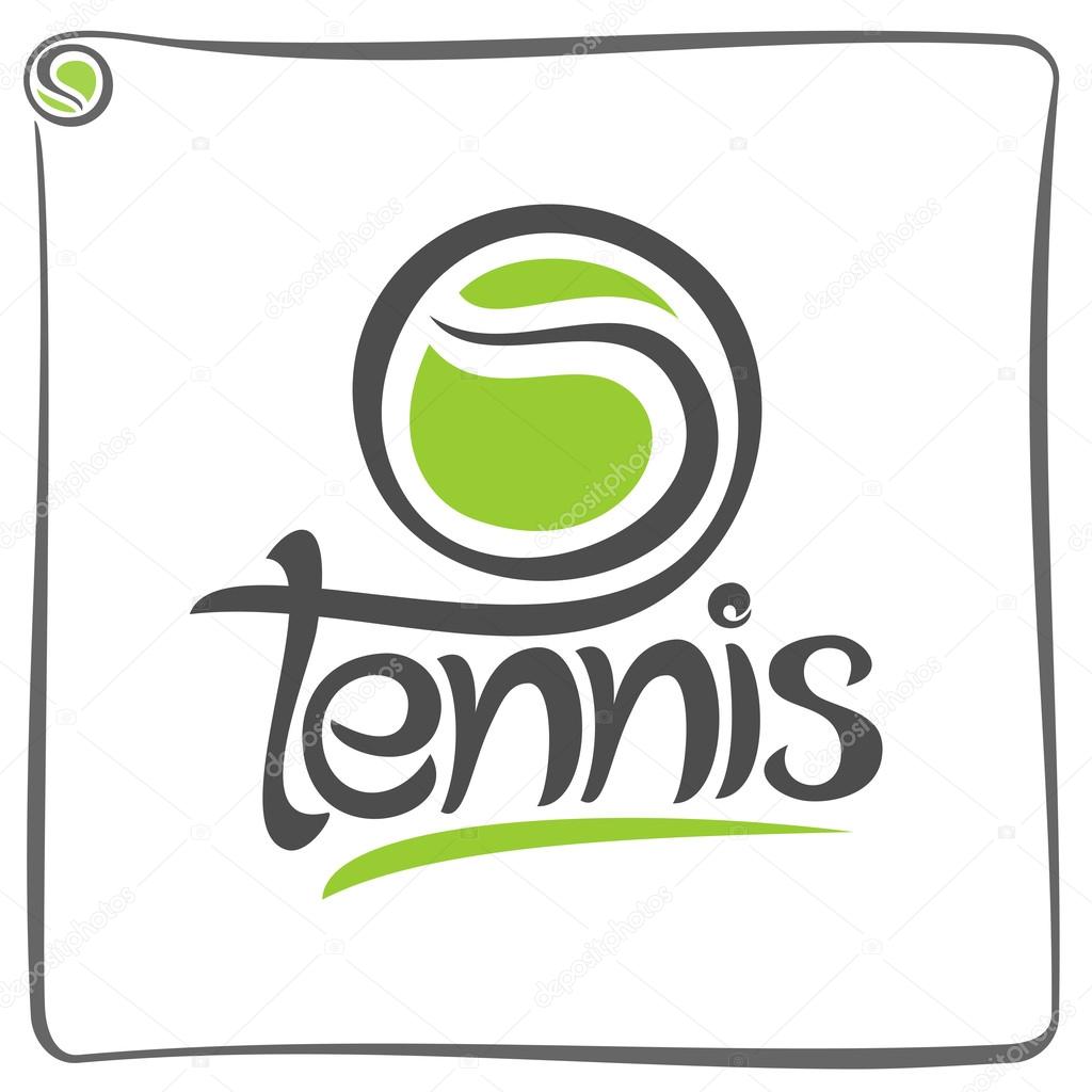 Abstract background on the tennis