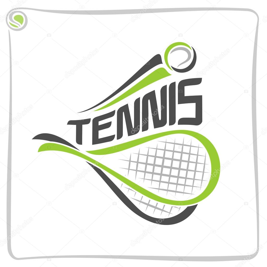 Abstract background on the tennis