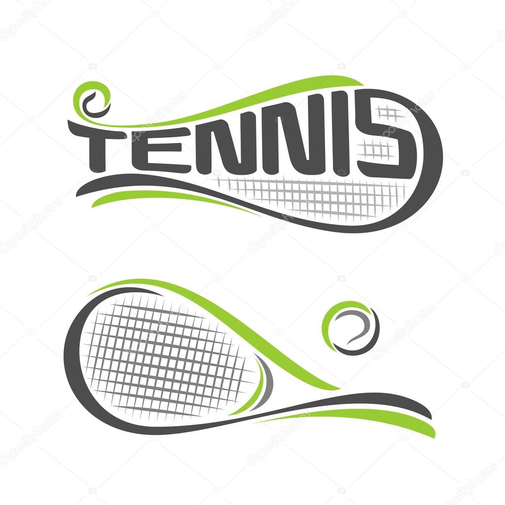 Abstract background on the tennis