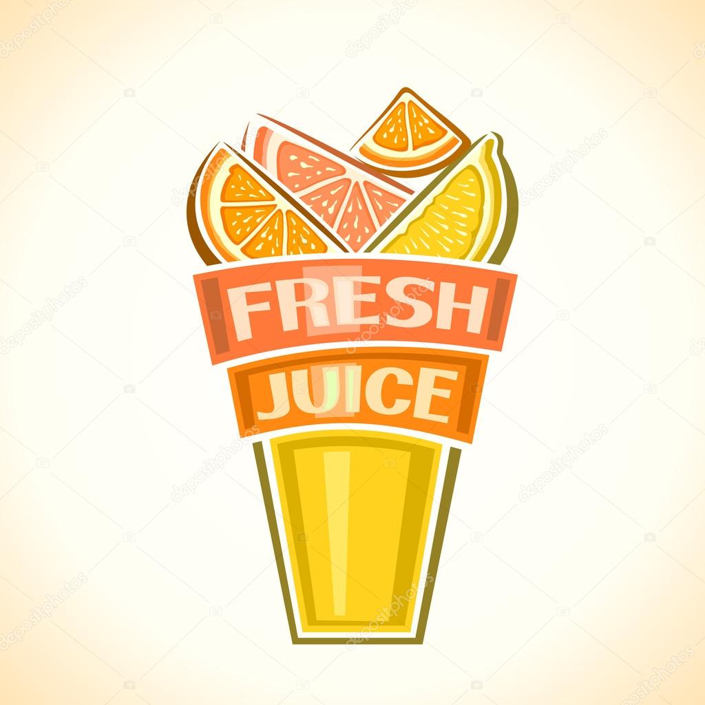 The image of the glass with fresh fruit