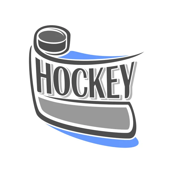 Image on the hockey theme — Stock Vector