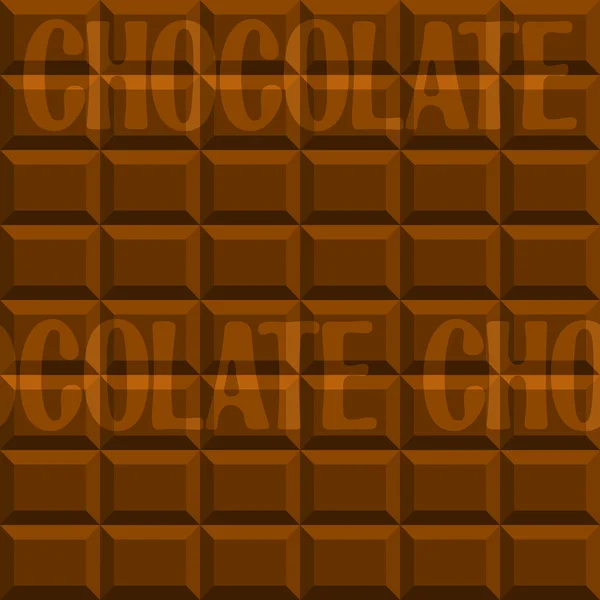 Image of black chocolate — Stock Vector