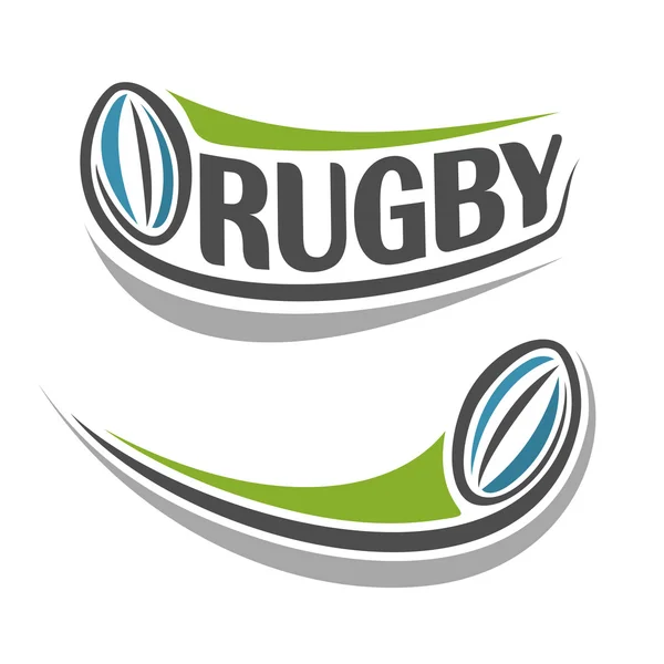 Imagen sobre el tema rugby — Vector de stock