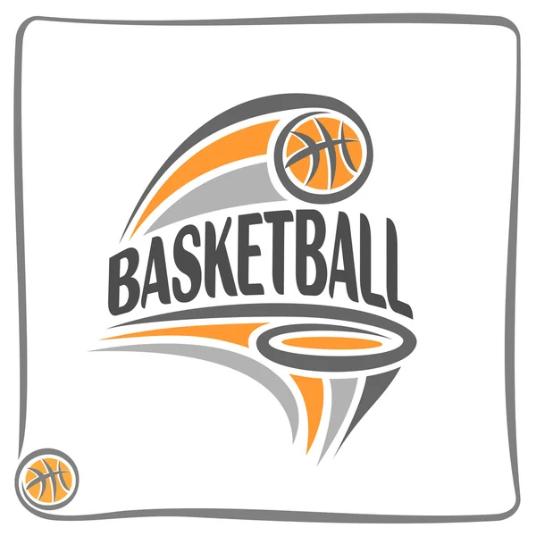 A imagem de uma bola de basquete —  Vetores de Stock