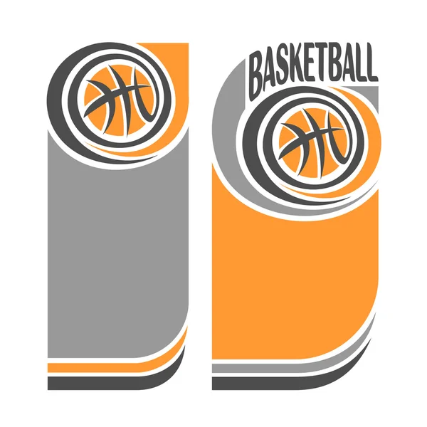 Image sur le sujet du basket — Image vectorielle