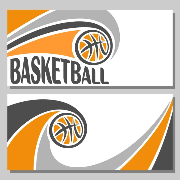 Images for text on the subject of basketball — Stock Vector