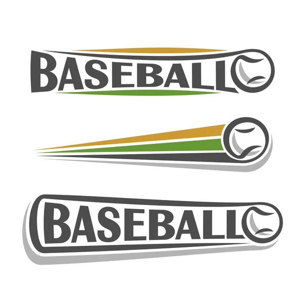 Images sur le thème du baseball — Image vectorielle