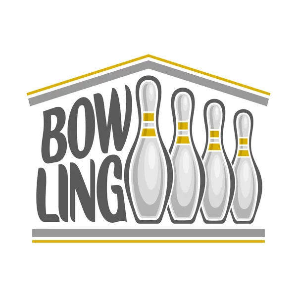 Bild zum Thema Bowling — Stockvektor