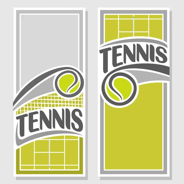 Imágenes de fondo para texto sobre el tema del tenis — Vector de stock