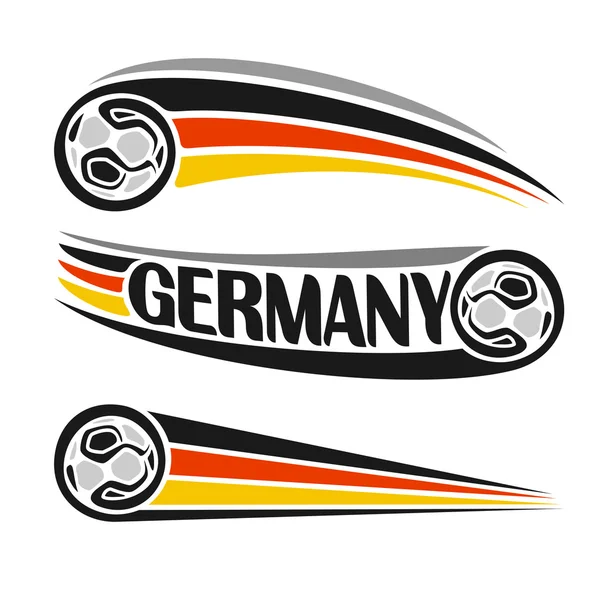 Изображение на тему немецкого футбола — стоковый вектор