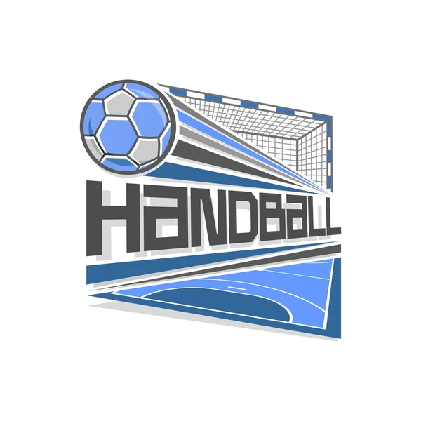 Piłka ręczna logo — Wektor stockowy