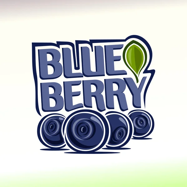 Ilustracja wektorowa na temat Blueberry — Wektor stockowy