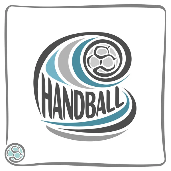 Bild zum Thema Handball — Stockvektor