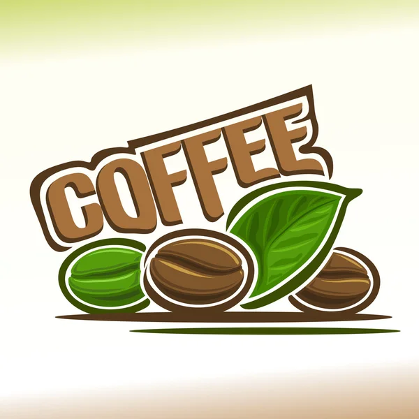Illustration vectorielle sur le thème du café — Image vectorielle