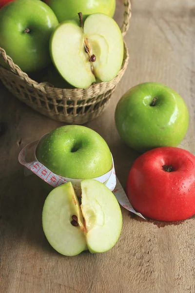 Fruta verde manzana fresca —  Fotos de Stock