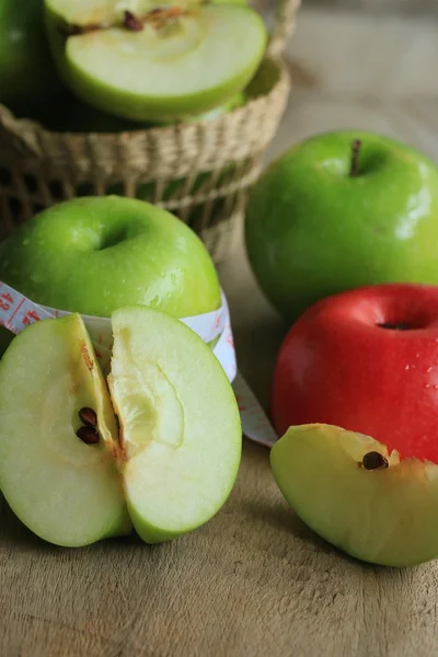 Fruta verde manzana fresca —  Fotos de Stock