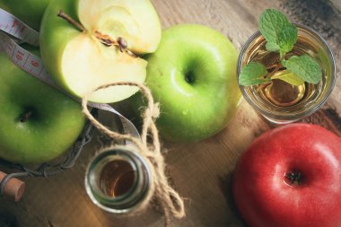 elma grren suları ile