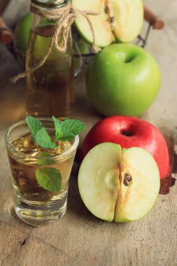 elma grren suları ile