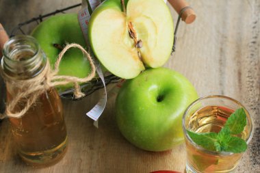 elma grren suları ile