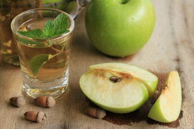 elma grren suları ile