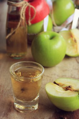 elma grren suları ile