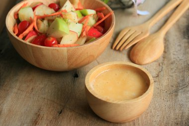 salata taze elma meyve 