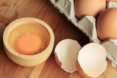 taze yumurta sarısı yumurta kutusu