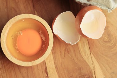 taze yumurta sarısı yumurta kutusu