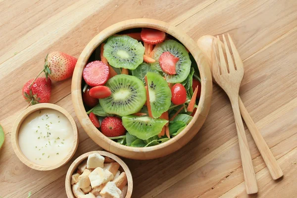 Mix salade verse Kiwi — Stockfoto