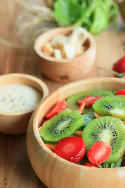 Mix salade verse Kiwi — Stockfoto