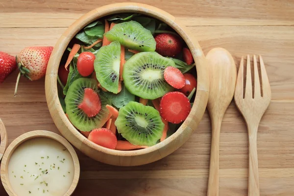 Mix salade verse Kiwi — Stockfoto