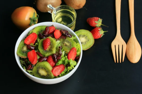 Salad mix fresh fruit — Stock Photo, Image