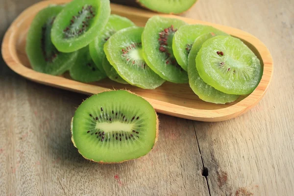 Gustoase uscate kiwi dulce — Fotografie, imagine de stoc